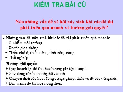 Bài giảng Địa Lý Lớp 7 - Bài 17: Ô nhiễm môi trường ở đới ôn hoà - Vũ Minh Lý