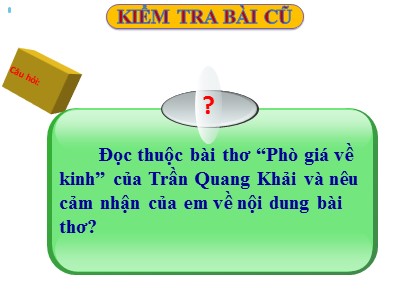 Bài giảng Ngữ Văn Lớp 7 - Tiết 25: Bánh trôi nước (Chuẩn kiến thức)