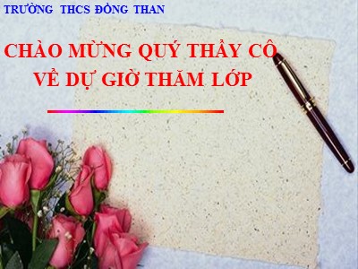 Bài giảng Ngữ Văn Lớp 7 - Tiết 49: Tiếng gà trưa - Trường THCS Đồng Than