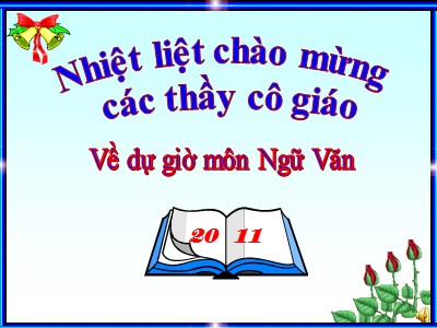 Bài giảng Ngữ Văn Lớp 7 - Tiết 55: Điệp Ngữ