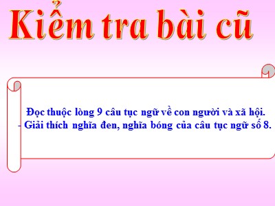 Bài giảng Ngữ Văn Lớp 7 - Tiết 81: Tinh thần yêu nước của nhân dân ta