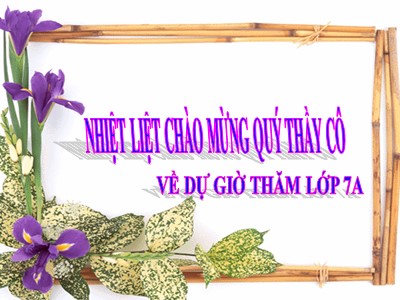 Bài giảng Toán Lớp 7 - Tiết 22, Bài 3: Trường hợp bằng nhau thứ nhất của hai tam giác cạnh - cạnh - cạnh