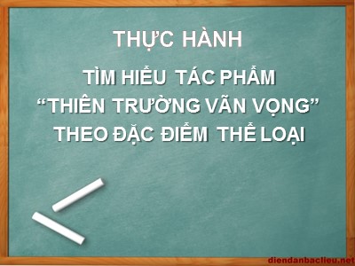 Giáo án Ngữ Văn Khối 7 - Bài 6: Buổi chiều đứng ở phủ Thiên Trường trông ra