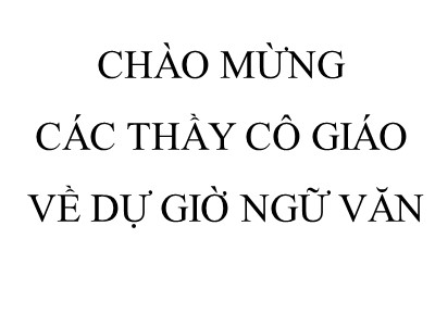 Giáo án Ngữ Văn Khối 7 - Bài 6: Đề văn biểu cảm và cách làm bài văn biểu cảm