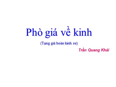 Giáo án Ngữ Văn Khối 7 - Tiết 18: Phò giá về kinh (Trần Quang Khải)