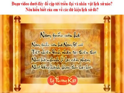 Bài giảng Lịch sử Khối 7 Sách Kết nối tri thức - Bài 12: Cuộc kháng chiến chống quân xâm lược tống (1075-1077)