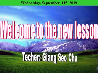 Bài giảng Tiếng Anh Lớp 7 - Period 10, Lesson 4: My Birthday - Năm học 2019-2020 - Giàng Seo Chư