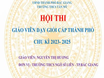 Bài giảng Ngữ văn 7 (Kết nối tri thức với cuộc sống) - Bài 3: Văn bản thông tin - Tiết 36: Viết bài văn thuyết minh về một danh lam thắng cảnh - Nguyễn Thị Hương